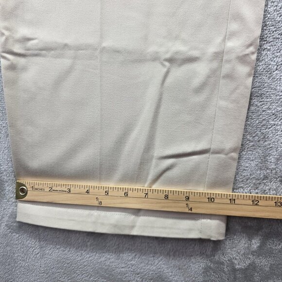 Croft & Barrow Pants Mens 42x30 Khaki Flat Front Easy Care Chino Classic Casual - Picture 9 of 9